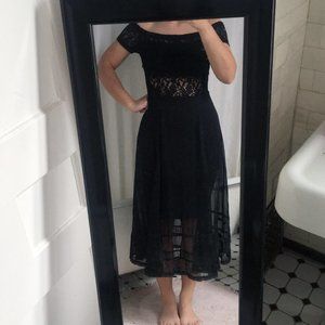 Free People off the shoulder midi dress